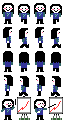 Sprite sheet of the accountant NPC