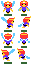 Sprite sheet of the fairy NPC